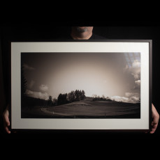 Landscape - my first ever print, taken with a Fuji X20 point & shoot, 80x45 (ca. 31x17") colour fine art print by whitewall.de on Hahnemühle FineArt Pearl
